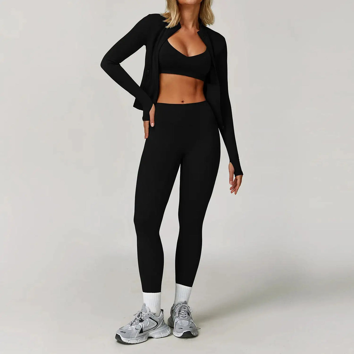 Yoga Set Women Breathable Quick Dry Tracksuit — product view 19