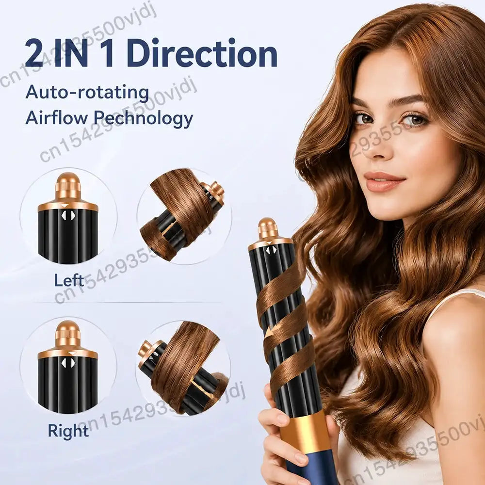 6-in-1 multifunctional hair styler, 110,000 RPM high-speed hair care, ionic hair dryer, quick drying, automatic curling set