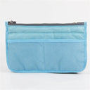 Makeup Bag - Foldable Double Zipper Travel Case