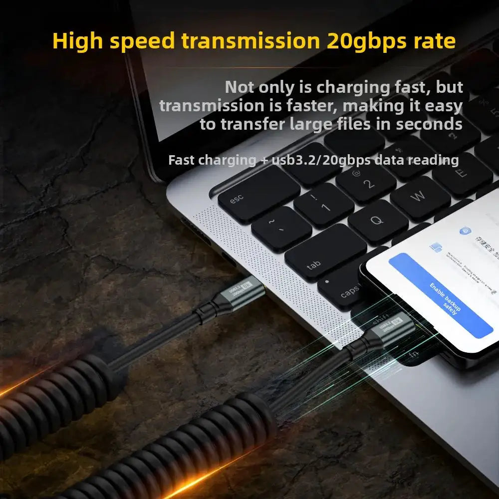 Retractable Type C - Fast Charge — product view 3