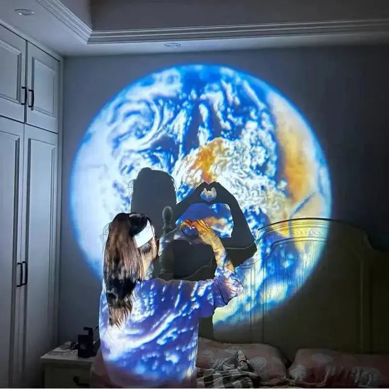 Galactic Star Projection Lamp LED Night Light for Kids