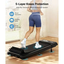 Compact 10 Percent Incline Under Desk Treadmill With Remote