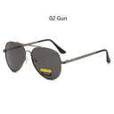 Stylish UV400 Polarized Metal Pilot Sunglasses Unisex