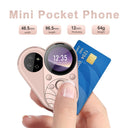 SERVO i15 Mini Oval Small Mobile Phone Dual SIM GSM 1.39 Inch Screen Vibration FM Radio Type-C