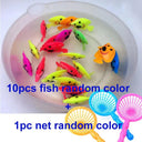 Rubber Goldfish Bath Toys for Kids Creative Play Fun Set