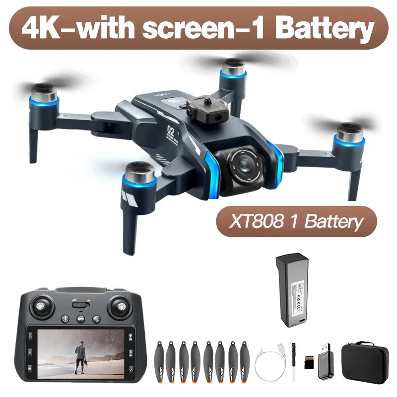 XT808 MAX GPS Drone Screen
