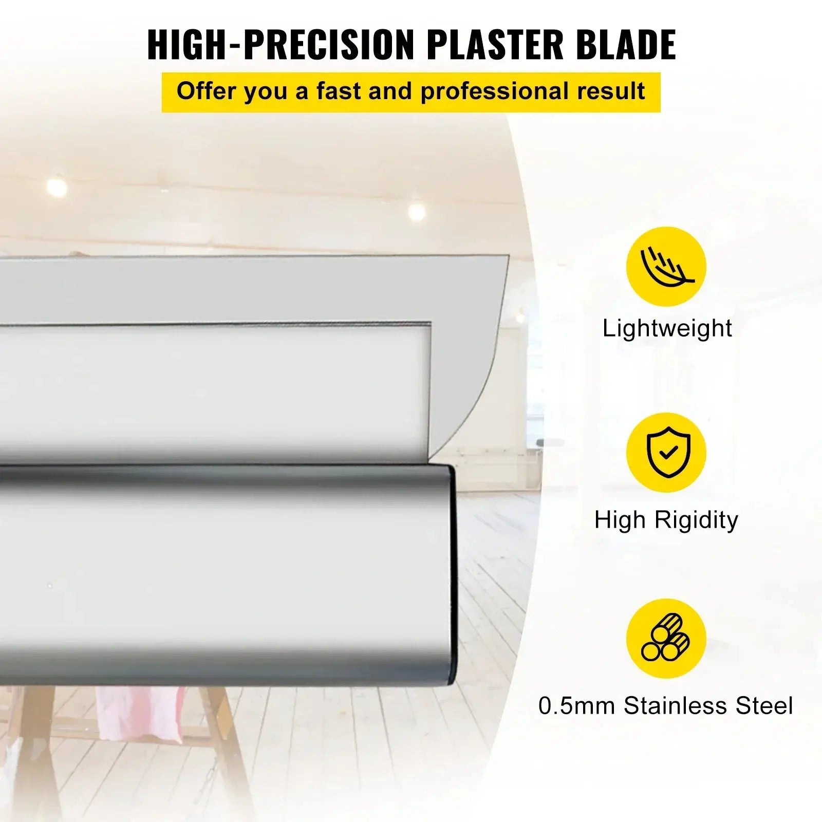 VEVOR Drywall Skimming Blade Smoothing Putty Scraper Tools