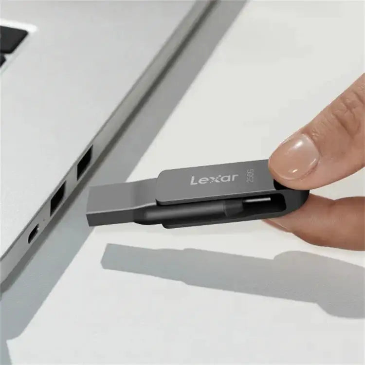 Lexar Dual Type-A Type-C Metal Pendrive USB 3.2 Flash Drive for iPhone 15 16 Computer Tablet 32GB 64GB 128GB 256GB Storage Disk