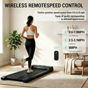 Ultra Quiet Under Desk Walking Pad Treadmill 12 Speed LED Display