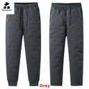 Winter Down Cotton Pants Men's Casual Waterproof Jogger 7XL