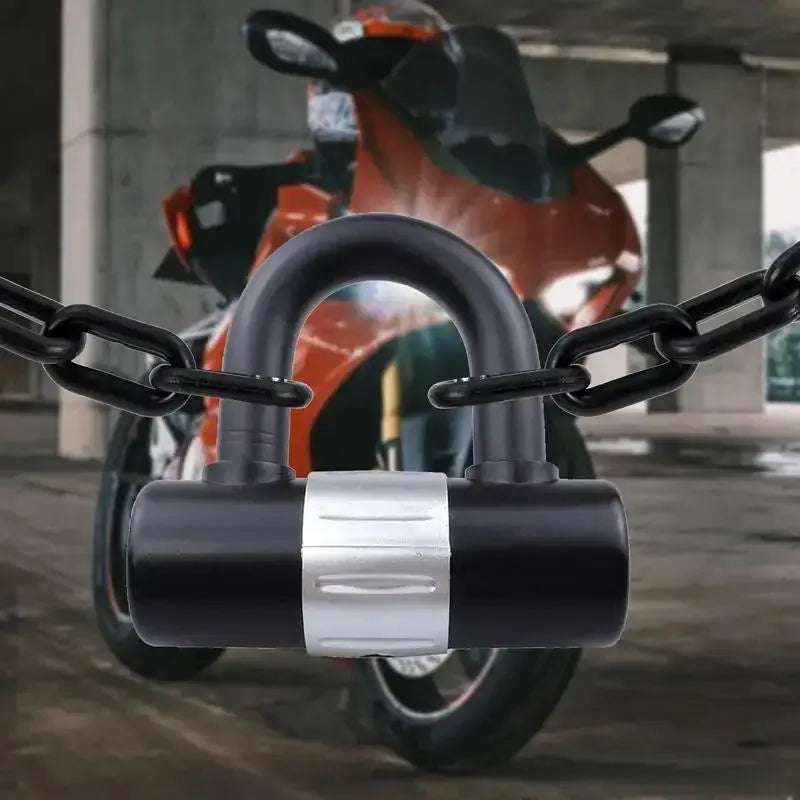 U Lock With Key Anti-Theft Disc Brake Lock For Bikes