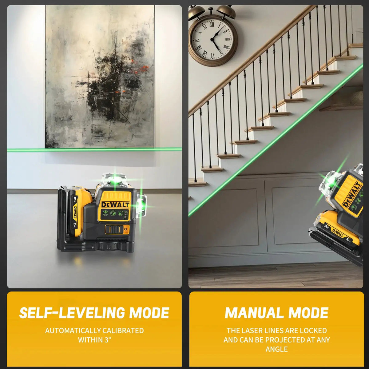 Dewalt 12 Line Green Laser Level