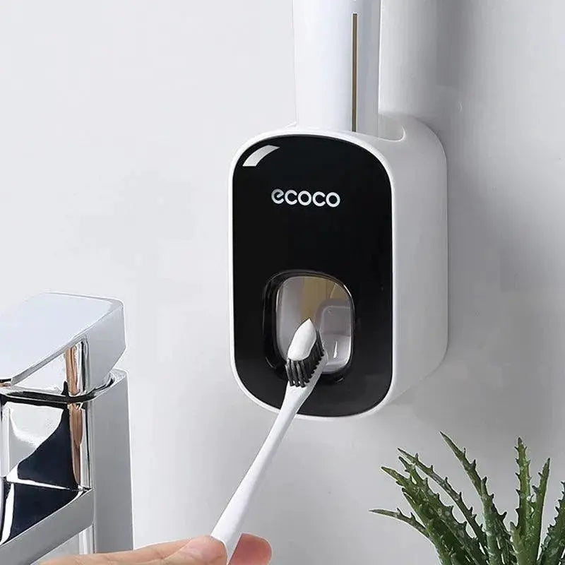Automatic Toothpaste Dispenser Hygienic Wall Mount Set