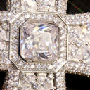 Iced Out Gothic Cross Pendant