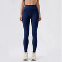 Back Pocket Yoga Leggings Women High Waist Pants
