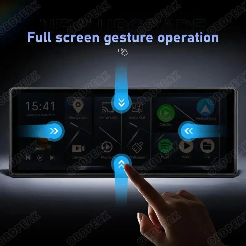 K60 Pro 11.3 Android 14 Screen GPS CarPlay Android Auto Dash Cam 1080P RearView - stepyours.com