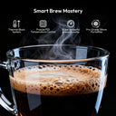 EKOJUCE Semi‑Automatic Coffee Brewer, Espresso Machine Featuring