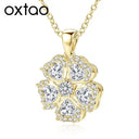 Dainty Gold Moissanite Necklace