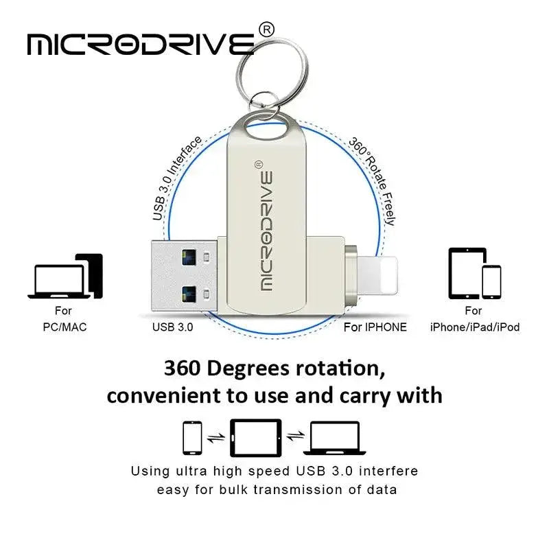 Lightning USB Flash Drive for Fast Data Transfer and More