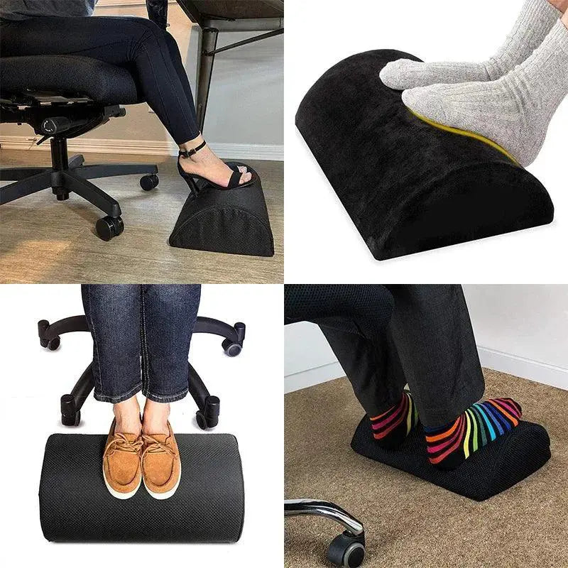 Ergonomic Memory Foam Footrest Pillow for Office Comfort