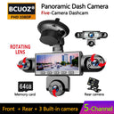 BCUOZ Dashcam with Super Night Vision - Front Rear