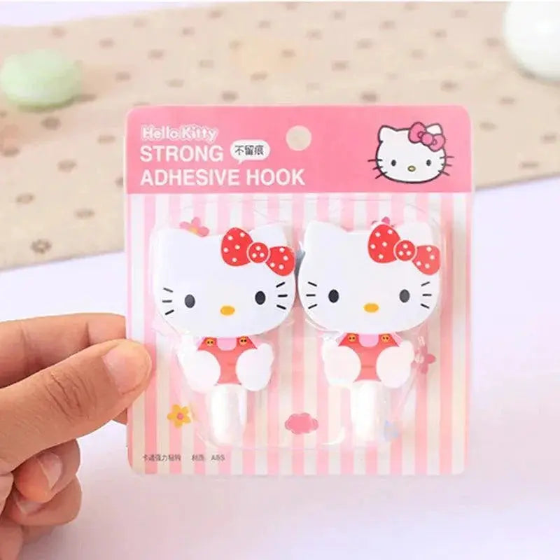 Hello Kitty Sanrio Adhesive Key Holder Cute Keys Organizer