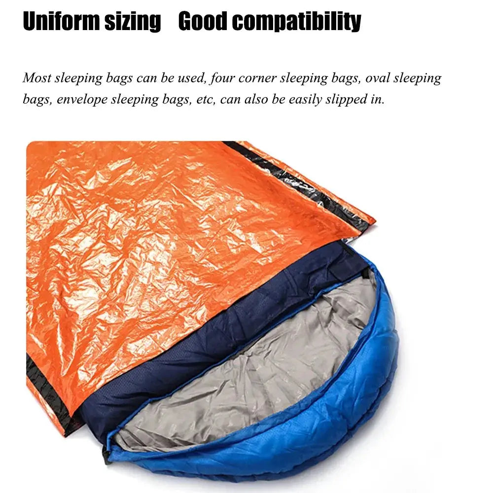 Emergency Sleeping Bag Reusable Warm Survival Blanket