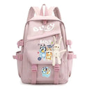 Adorable Bluey Waterproof Backpack for Kids Lightweight Design