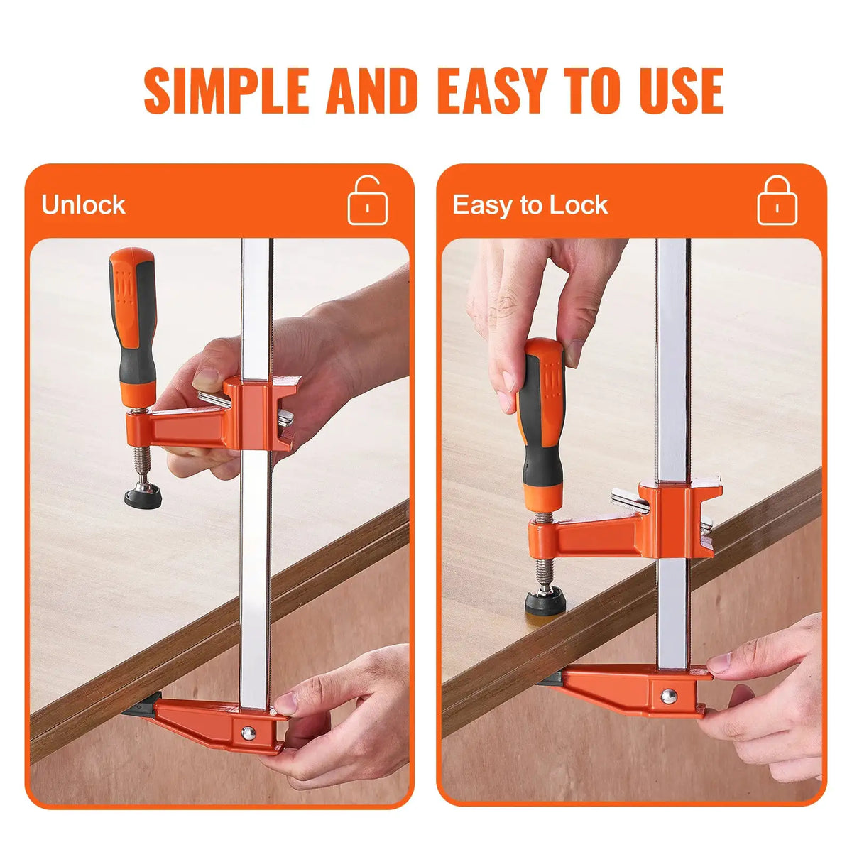 Heavy Duty F Clamps Inch Pack — product image 5