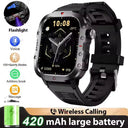 Military Smart Watch - Rugged Outdoor Use GPS