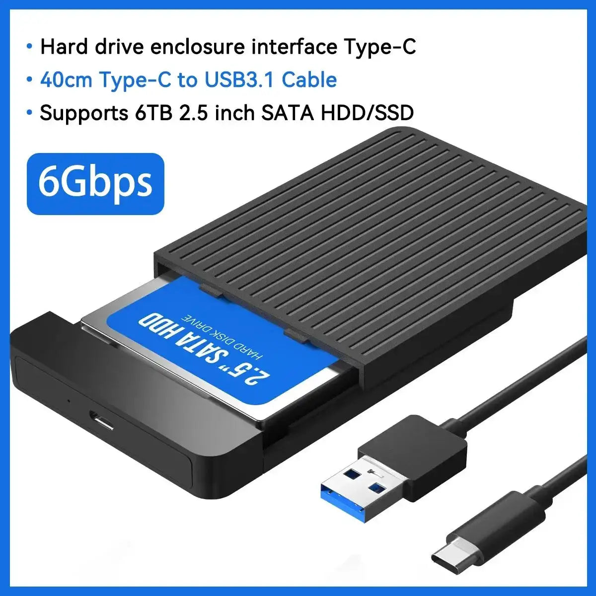 Enclosure For Quick Sata To Usb Setup — product view 8