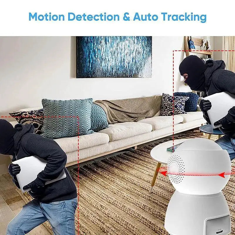 1080P WiFi PTZ Security Camera With Night Vision Features