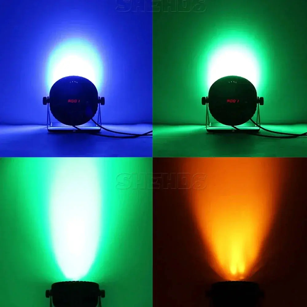 Shehds 2 Pack 18x18W LED Par Wash Lights for DJ Parties