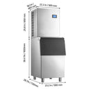 SucceBuy Commercial Ice Maker Machine Ice-Making for Cafe Ice