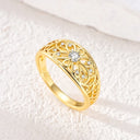 Mula Ring Sterling Silver Openwork