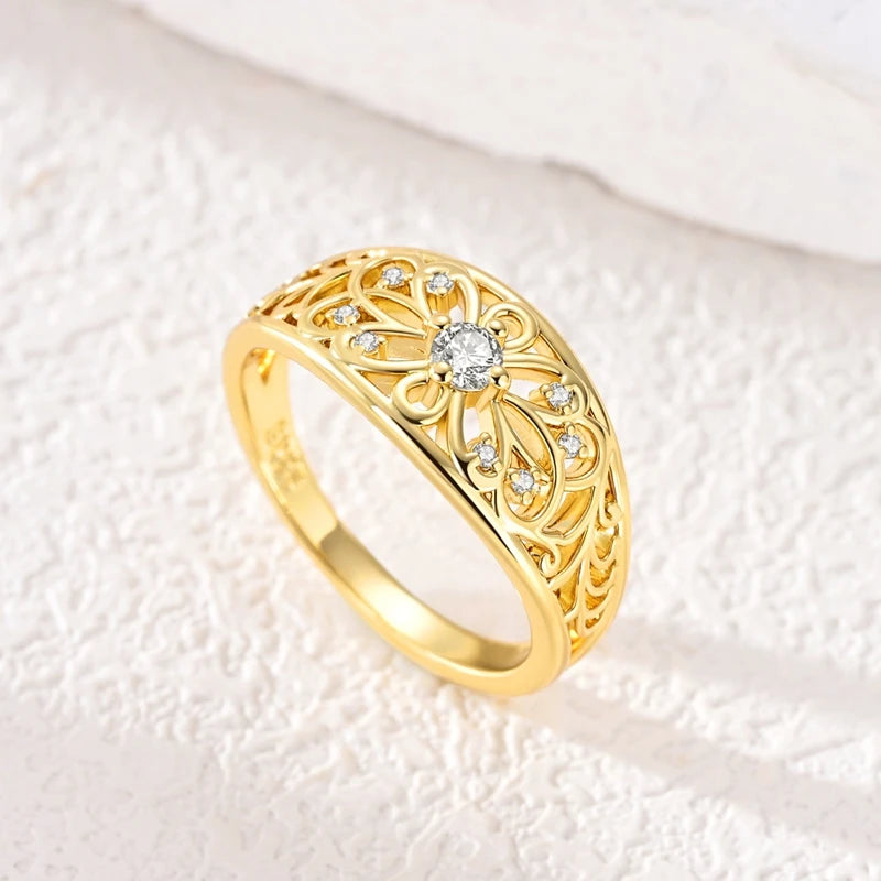 Mula Ring Sterling Silver Openwork
