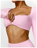 Yoga Suit Sports Set Women Quick-Drying Gym Set 2PCS