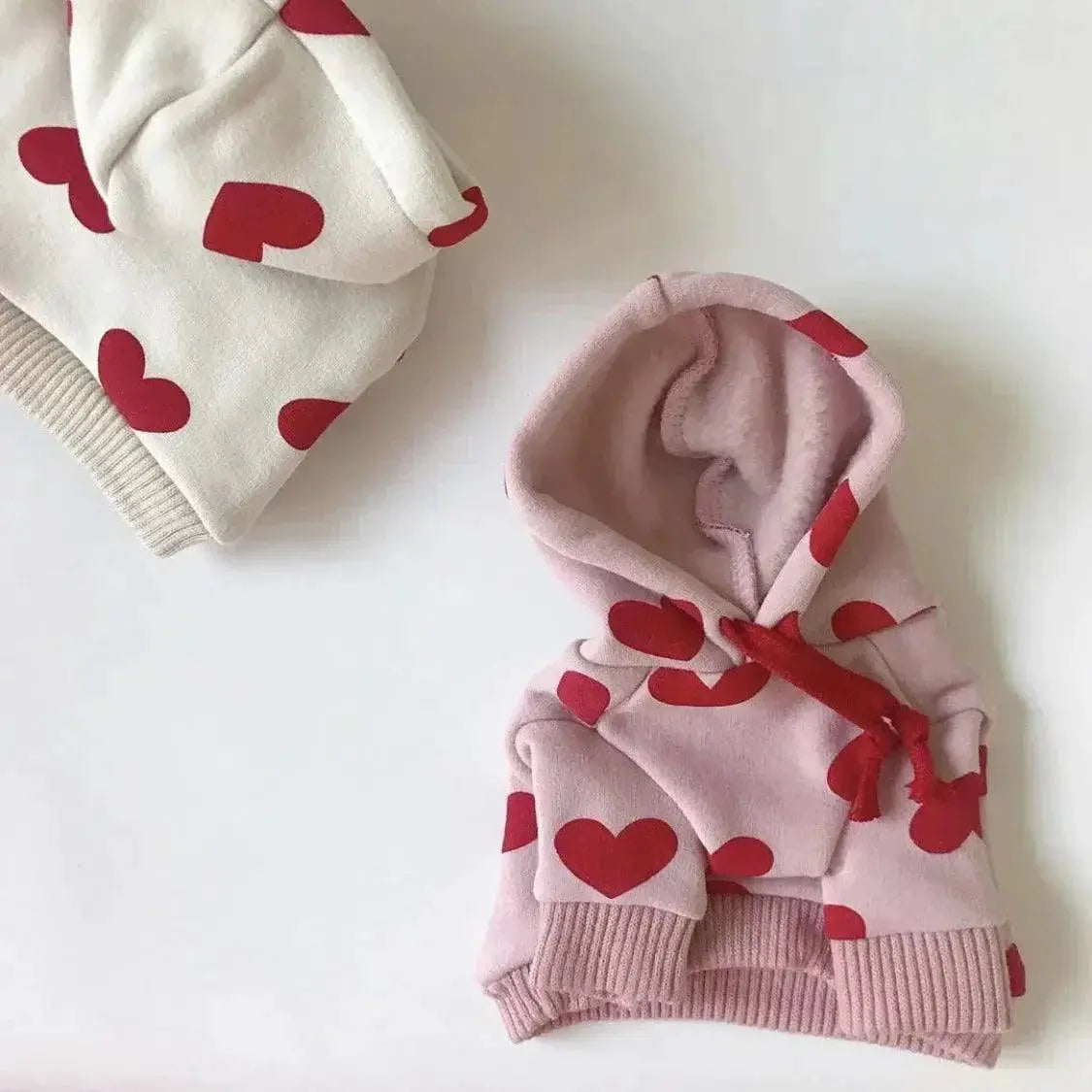 Pet Love Hoodie Velvet Sweater for Pets Warm and Cozy
