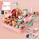 Racing Rail Car Adventure Train Toy Rocket Animals