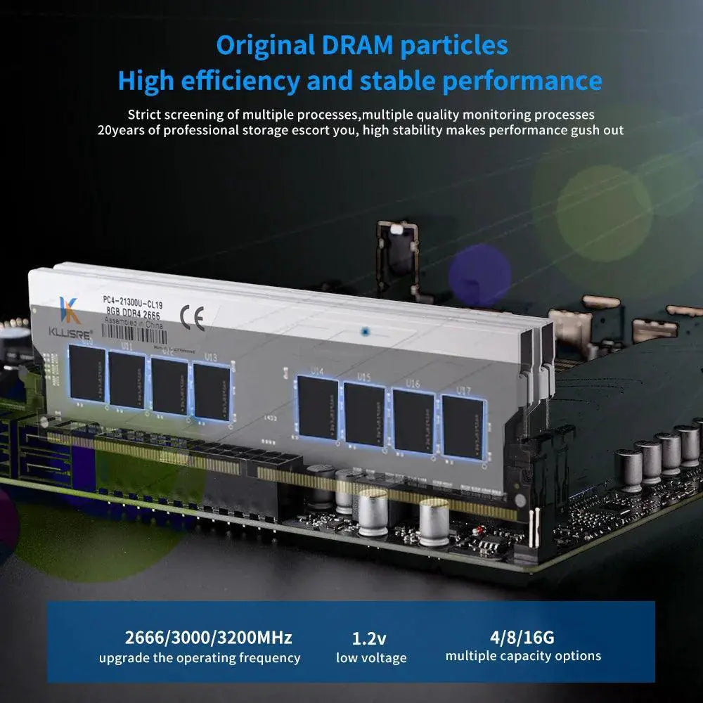 Kllisre Desktop DIMM High Performance RAM Speed Stability