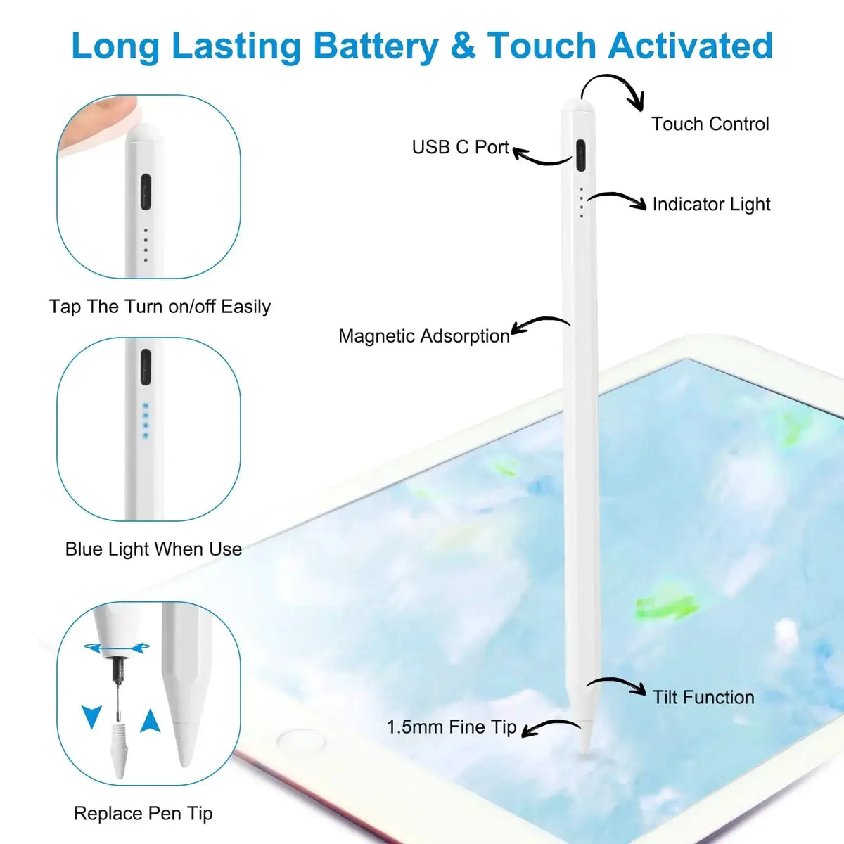 Precise Stylus Pen for Android Tablets Edition AA — product view 11