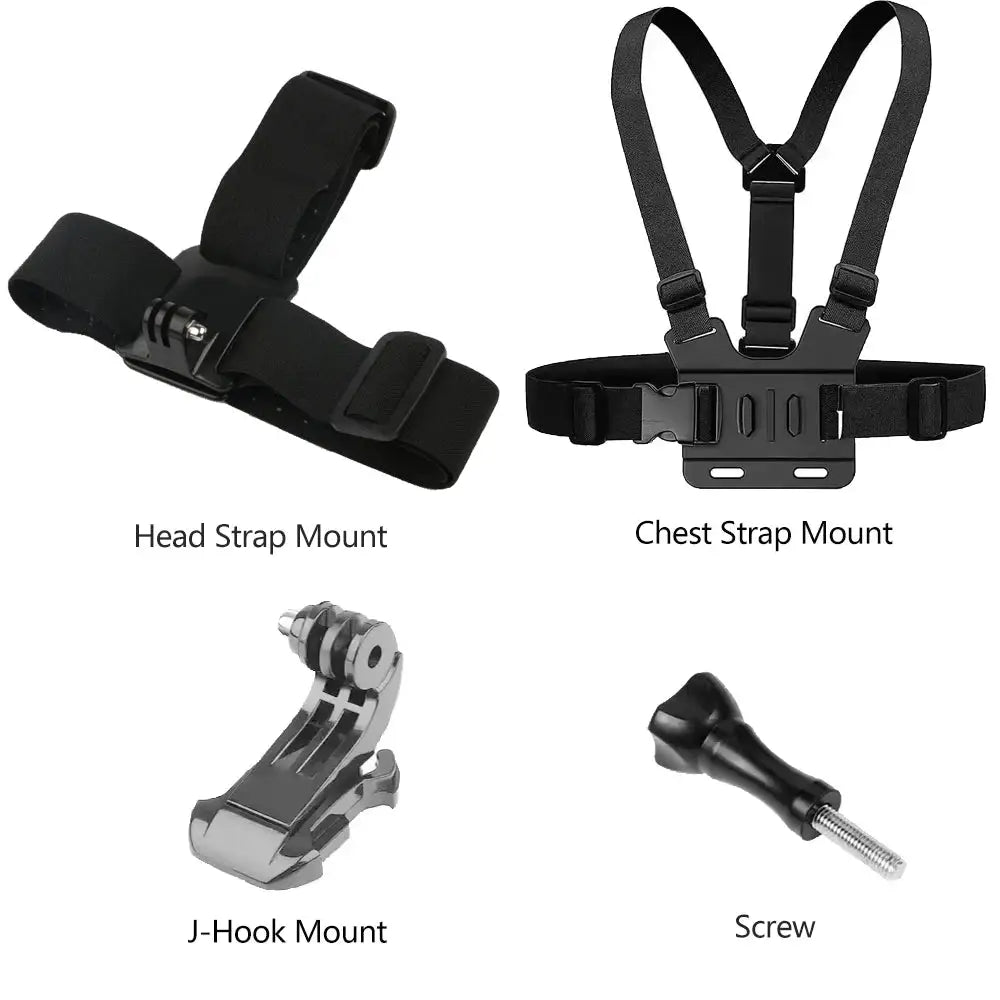 Action Camera Kit - Secure Chest And Head Mounts — product view 16
