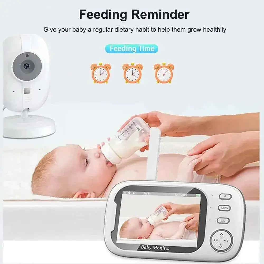 3.5 Inch Wireless Video Baby Monitor With Night Vision
