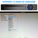 Fuers H.265 POE 16CH CCTV Video Recorder