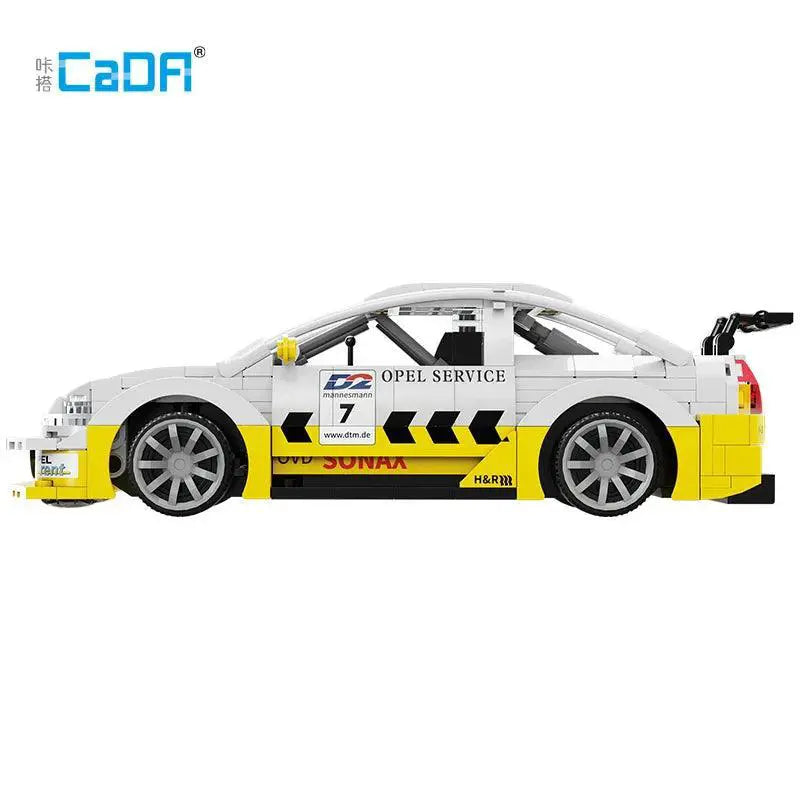 Opel Astra V8 Coupe Racing Car Building Blocks Set