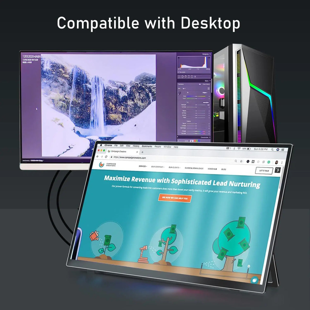 Monitor for Clearer Everyday Viewing