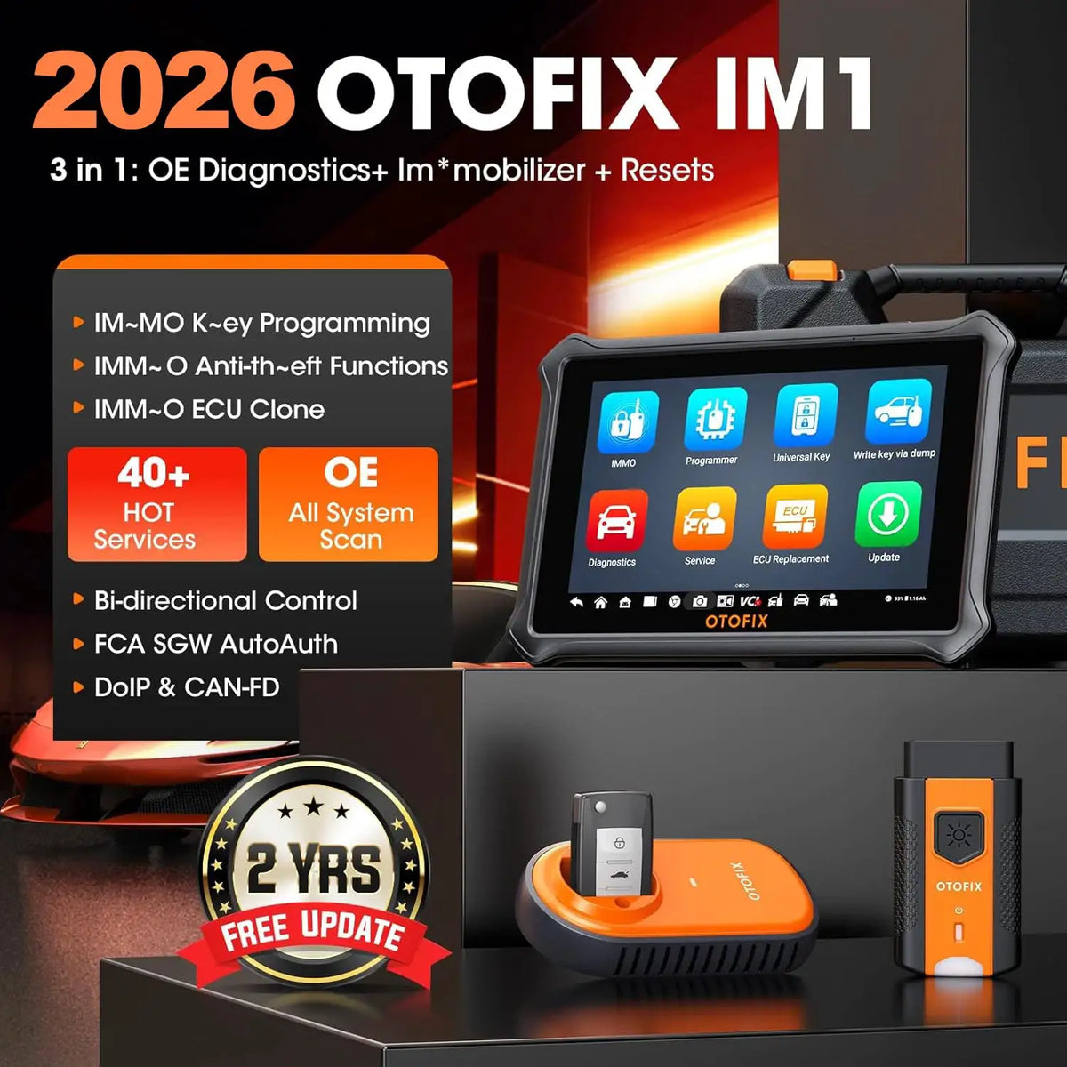 Car Key FOB Programming Tool OTOFIX All System Diagnostic Scan — product view 3