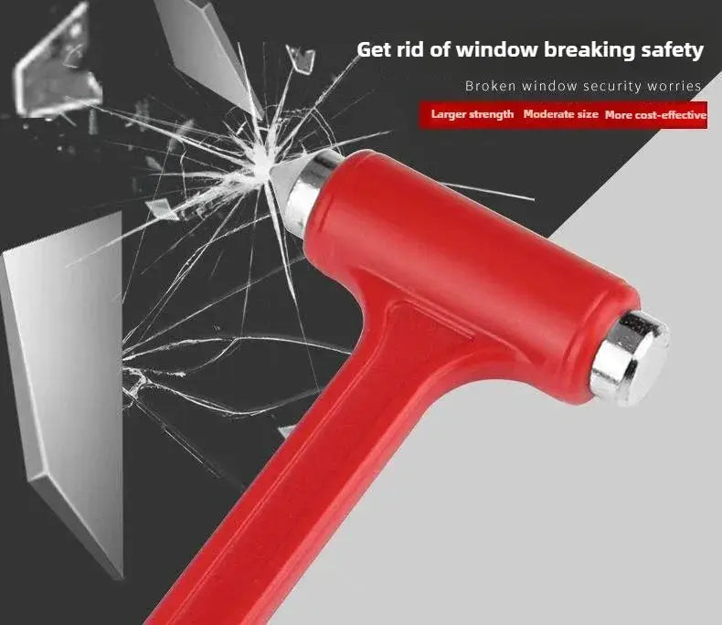 Emergency Escape Tool Safety Hammer With Cutter And Breaker
