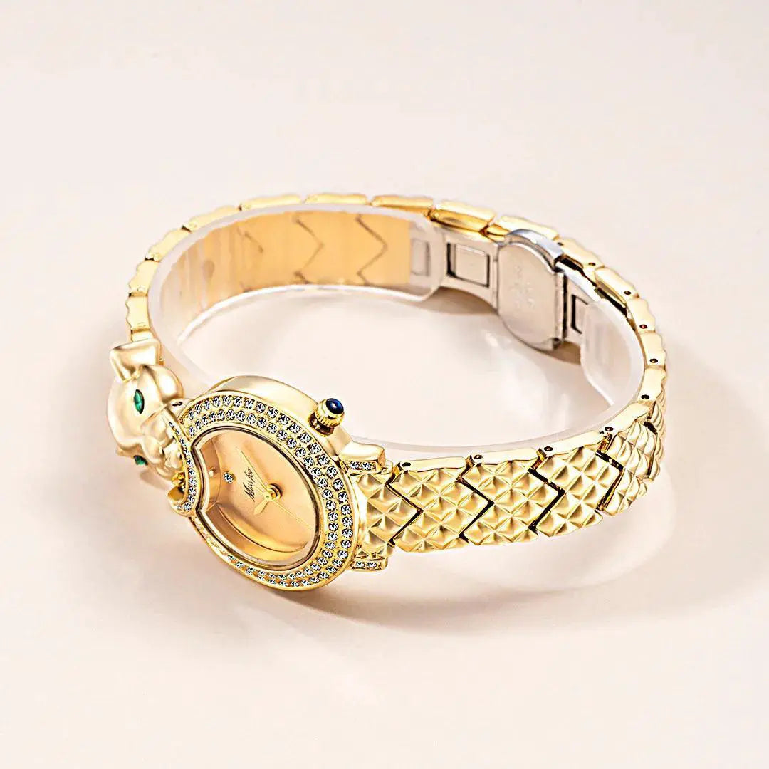 Leopard Dial Fashion Watch Quartz Timepiece Waterproof