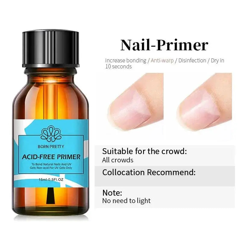Effortless Gel Manicure Kit Base Coat Top Coat Nail Art Set